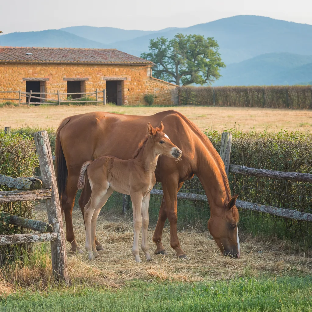 Élevage de chevaux, Écurie du Pin, Druillat